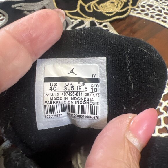 Nike Jordan Dark Grey/white-stealth-black 407496 011 Pre Owned Clean 4C - Picture 8 of 8